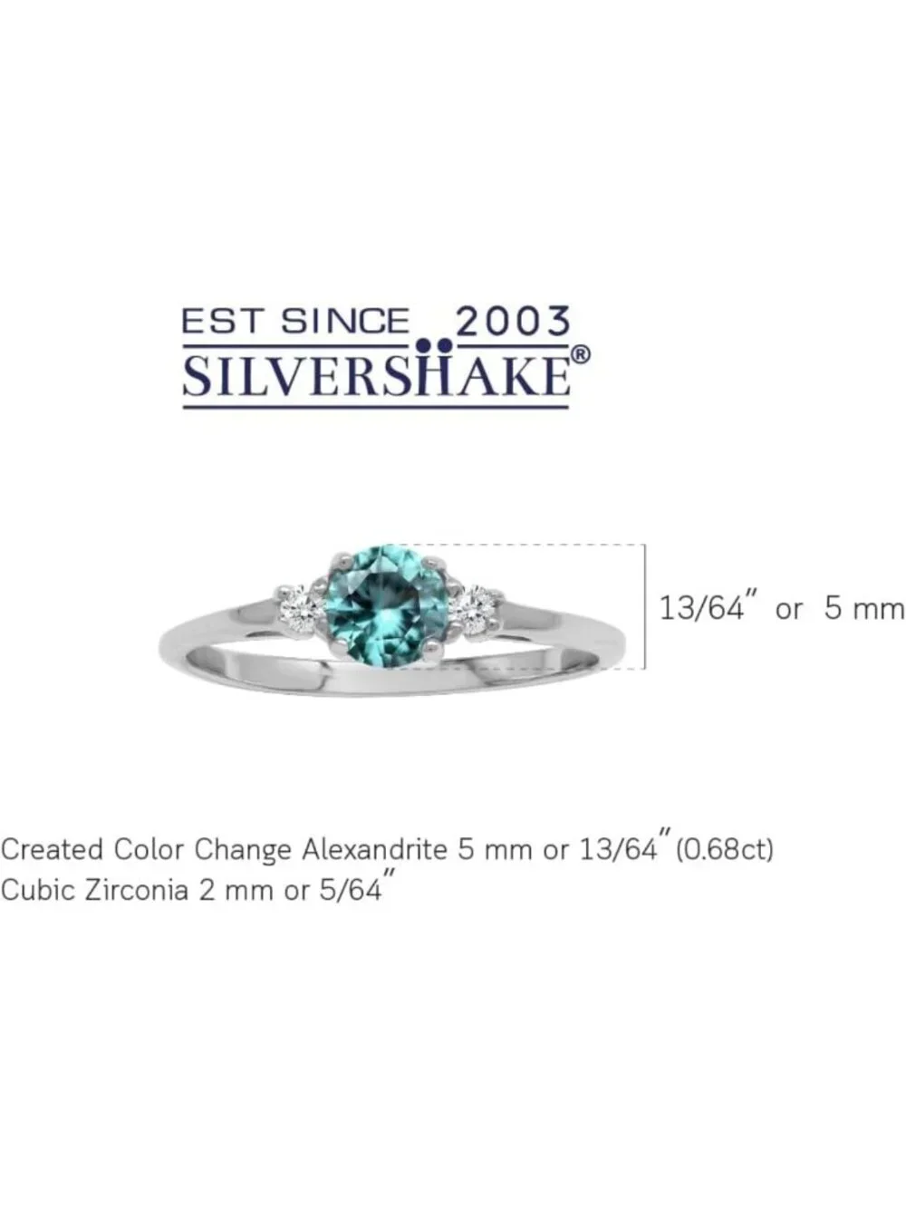 Petite Round Gemstone Birthstone Ring in White/Yellow Gold Plated 925 Silver